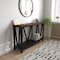Flash Furniture 52 W, 14 L, 32 H, Engineered Wood, Black/Walnut ZG-034-BK-WAL-GG - alternate 1